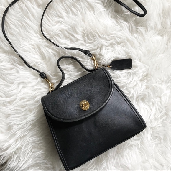 Coach Handbags - Authentic Vintage Coach Black Regina Crossbody